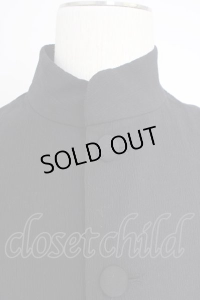 画像4: NO ID. BLACK / 【タグ付き】スタンドカラー5Bジャケット 1 ブラック T-24-09-04-019-NO-sh-YM-ZT015 (4)