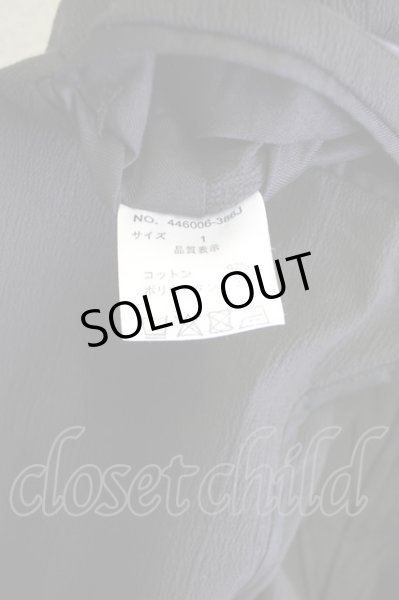 画像8: NO ID. BLACK / 【タグ付き】スタンドカラー5Bジャケット 1 ブラック T-24-09-04-019-NO-sh-YM-ZT015 (8)