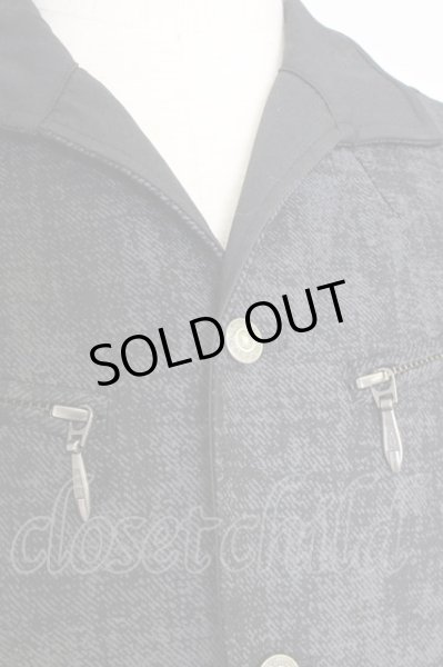 画像4: TORNADO MART / ハイテンションムラツイルシャツブルゾン L ブラック T-24-09-04-020-TO-sh-YM-ZT015 (4)