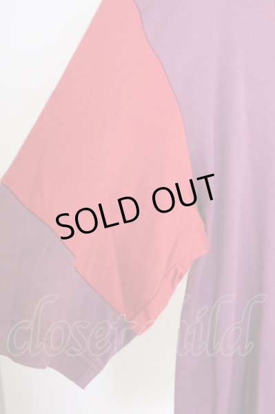 画像4: TORNADO MART / ラインオーバーカットソー　Tシャツ M レッド T-24-09-04-003-TO-ts-YM-ZT013 (4)