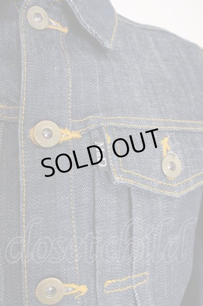 画像5: Moonage Devilment（清春） / ストレッチタックデニムトラッカージャケット 46 インディゴ T-24-09-04-024-MO-ja-YM-ZT014 (5)