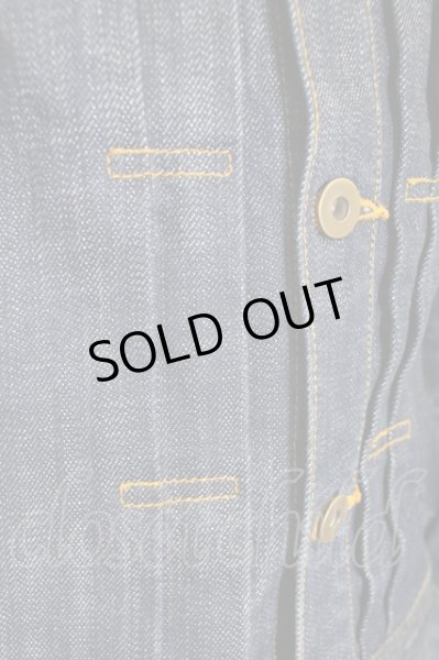 画像6: Moonage Devilment（清春） / ストレッチタックデニムトラッカージャケット 46 インディゴ T-24-09-04-024-MO-ja-YM-ZT014 (6)