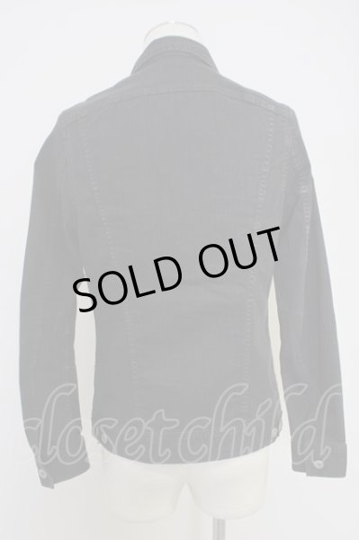 画像2: Moonage Devilment(清春)  / ZIPデニムジャケット 46 ブラック T-24-09-04-025-MO-ja-YM-ZT014 (2)