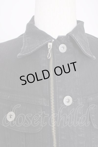 画像4: Moonage Devilment(清春)  / ZIPデニムジャケット 46 ブラック T-24-09-04-025-MO-ja-YM-ZT014 (4)