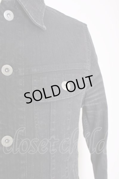 画像5: Moonage Devilment(清春)  / ZIPデニムジャケット 46 ブラック T-24-09-04-025-MO-ja-YM-ZT014 (5)