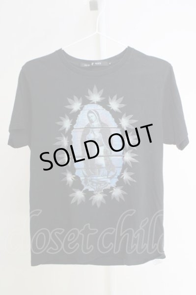 画像1: NO ID. BLACK / C天竺マリアGlitchプリントTシャツ 1 ブラック T-24-09-04-006-NO-ts-YM-ZT013 (1)