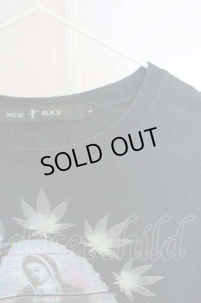 画像3: NO ID. BLACK / C天竺マリアGlitchプリントTシャツ 1 ブラック T-24-09-04-006-NO-ts-YM-ZT013 (3)