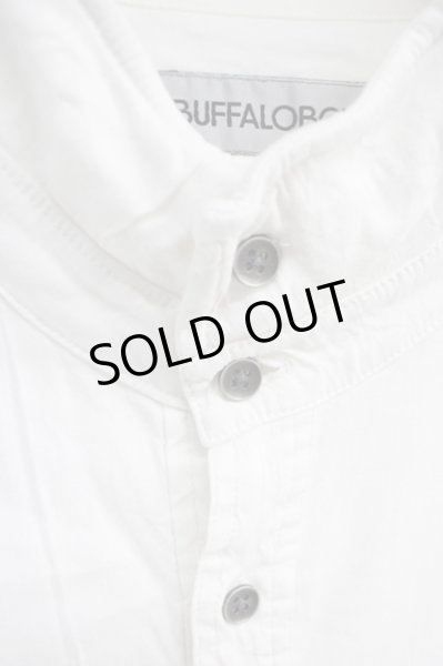 画像3: BUFFALO BOBS / VIESTE（ヴィエステ)スタンドカラーミリタリー五分袖シャツ 3 ホワイト T-24-09-04-010-BU-sh-YM-ZT013 (3)