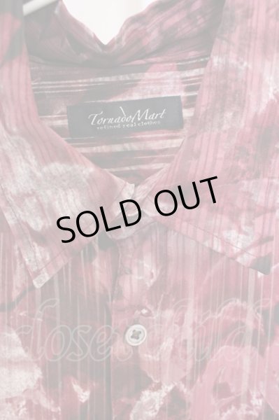 画像3: TORNADO MART / エボメタルシースルーストライプシャツ L ボルドー T-24-09-04-011-TO-sh-YM-ZT013 (3)