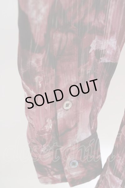 画像4: TORNADO MART / エボメタルシースルーストライプシャツ L ボルドー T-24-09-04-011-TO-sh-YM-ZT013 (4)