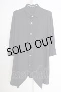 NO ID. BLACK / ドライタッチストレッチロングシャツ 1 ブラック T-24-09-04-013-NO-sh-YM-ZT