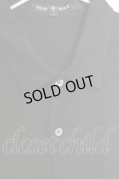 画像3: NO ID. BLACK / ドライタッチストレッチロングシャツ 1 ブラック T-24-09-04-013-NO-sh-YM-ZT (3)