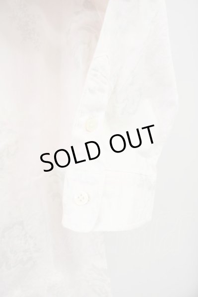 画像4: TORNADO MART / フラワージャガード六部袖シャツ M ピンク T-24-09-11-022-TO-sh-YM-ZT075 (4)