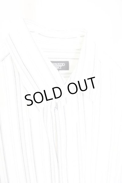 画像3: TORNADO MART / グリッターストライプ半袖シャツ M ホワイト T-24-09-11-025-TO-sh-YM-ZT075 (3)