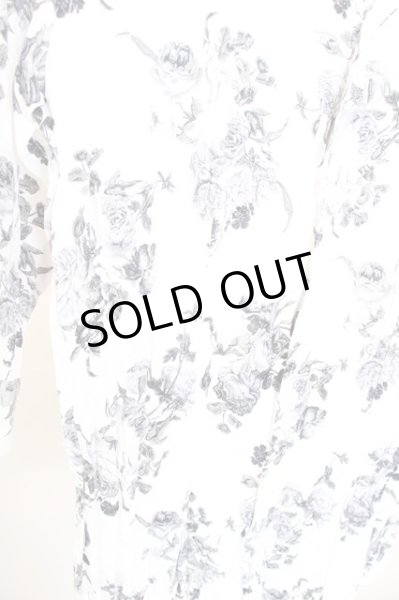 画像5: TORNADO MART / フラワージャガード六部袖シャツ M ホワイト T-24-09-11-026-TO-sh-YM-ZT075 (5)