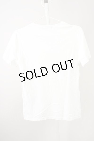 画像2: TORNADO MART / バタフライプリントVネックTシャツ M ホワイト T-24-09-11-004-TO-ts-YM-ZT (2)