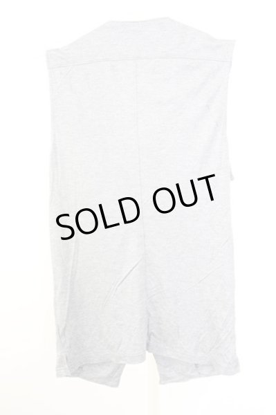 画像2: TORNADO MART / ドレープレイヤードコットンベスト  グレー T-24-09-11-001-TO-to-YM-ZT061 (2)