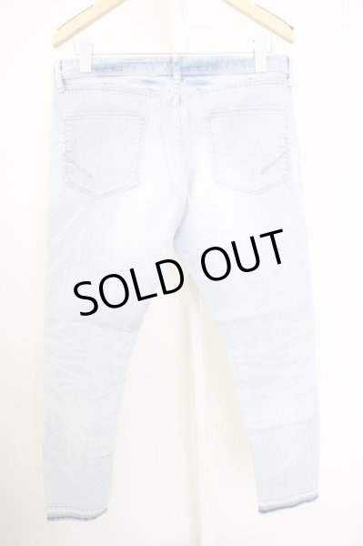 画像2: GOSTAR DE FUGA / リメイククロップドデニムパンツ 46 ライトブルー T-24-09-11-033-GO-pa-YM-ZT075 (2)