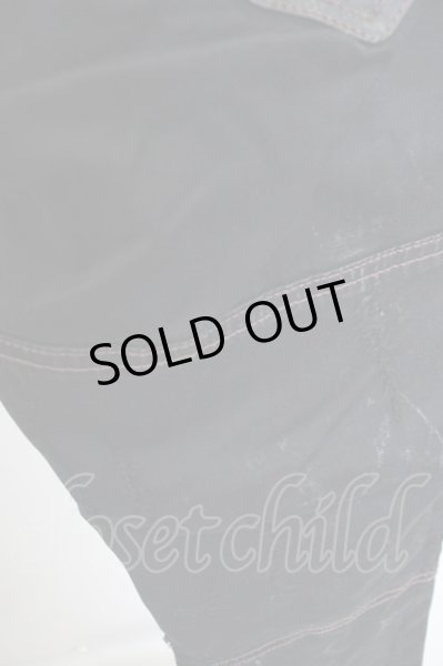 画像9: 14th Addiction / コーンティングクロップドパンツ 2 ブラック T-24-09-11-035-14-pa-YM-ZT (9)