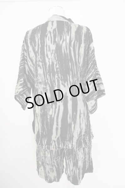 画像2: SEANA / ムラ染め甚平 F ブラック T-24-09-11-037-SE-to-YM-ZT064 (2)