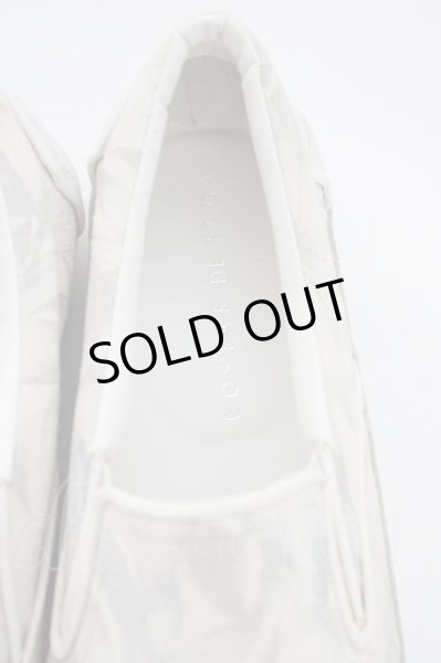 画像4: GOSTAR DE FUGA / 花柄スリッポンシューズ 42 ホワイト T-24-09-11-038-GO-sho-YM-ZT (4)