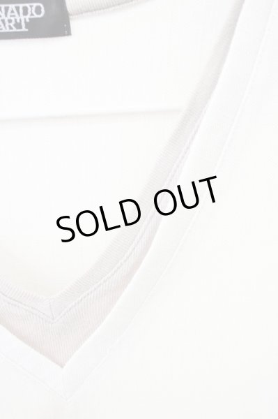 画像3: TORNADO MART / レイヤードVネックTシャツ M アイボリー T-24-09-11-005-TO-ts-YM-ZT061 (3)