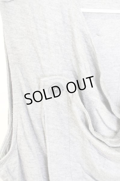 画像3: TORNADO MART / ドレープレイヤードコットンベスト  グレー T-24-09-11-001-TO-to-YM-ZT061 (3)