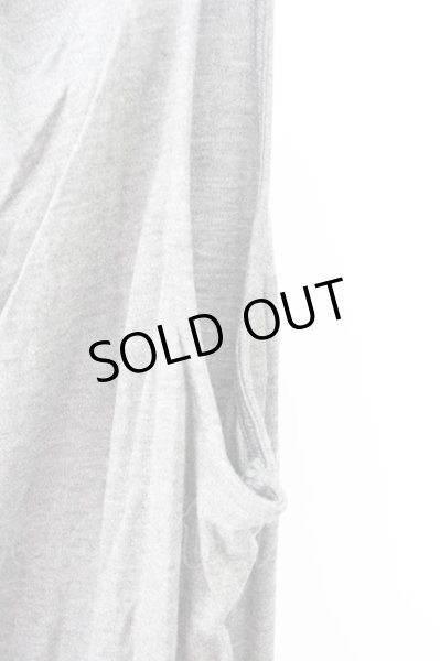 画像4: TORNADO MART / ドレープレイヤードコットンベスト  グレー T-24-09-11-001-TO-to-YM-ZT061 (4)