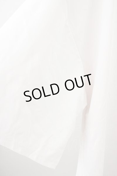 画像4: NO ID. / ドロップショルダードレープBIG Tシャツ ONE ホワイト T-24-09-11-007-NO-ts-YM-ZT061 (4)