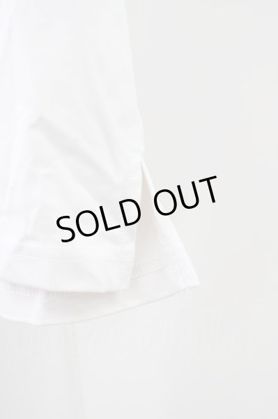 画像5: NO ID. / ドロップショルダードレープBIG Tシャツ ONE ホワイト T-24-09-11-007-NO-ts-YM-ZT061 (5)