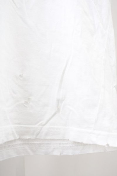 画像6: DIET BUTCHER SLIM SKIN / ダメージパッチTシャツ  ホワイト T-24-09-11-008-DI-ts-YM-ZT061 (6)