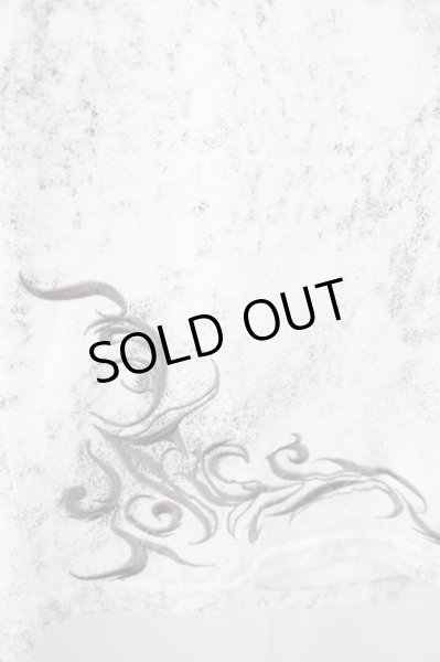 画像5: TORNADO MART / トライバル刺繍アニマルジャガードTシャツ  ホワイト T-24-09-11-009-TO-ts-YM-ZT (5)