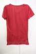画像2: MIDAS / Sadieコラボ フレームクロスプリントTシャツ 2 レッド T-24-09-11-012-MI-sh-YM-ZT (2)