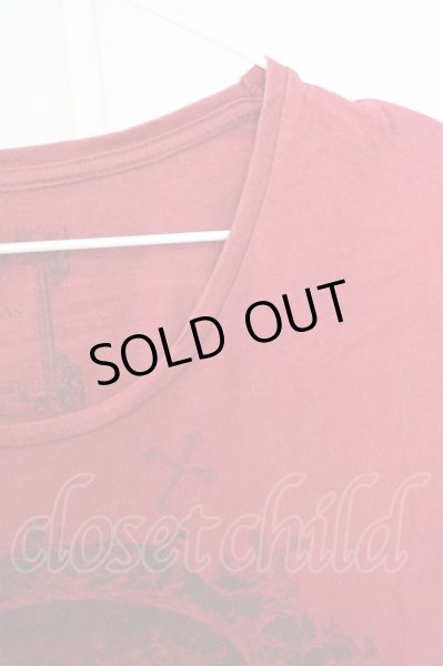 画像3: MIDAS / Sadieコラボ フレームクロスプリントTシャツ 2 レッド T-24-09-11-012-MI-sh-YM-ZT (3)