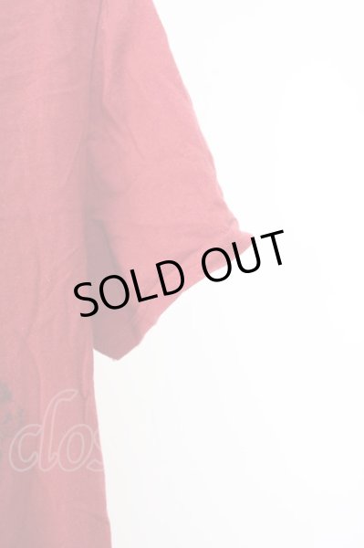 画像4: MIDAS / Sadieコラボ フレームクロスプリントTシャツ 2 レッド T-24-09-11-012-MI-sh-YM-ZT (4)