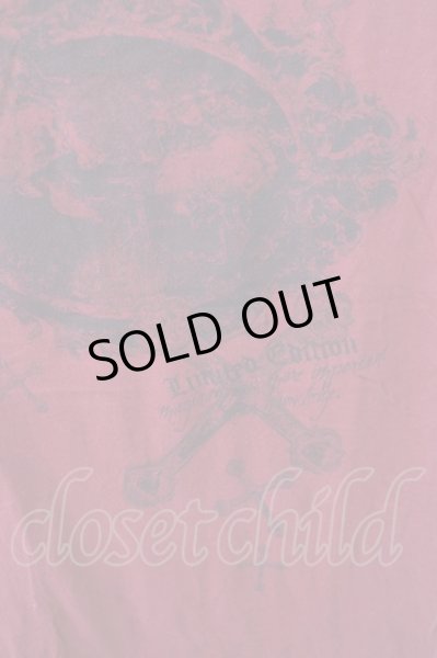 画像5: MIDAS / Sadieコラボ フレームクロスプリントTシャツ 2 レッド T-24-09-11-012-MI-sh-YM-ZT (5)