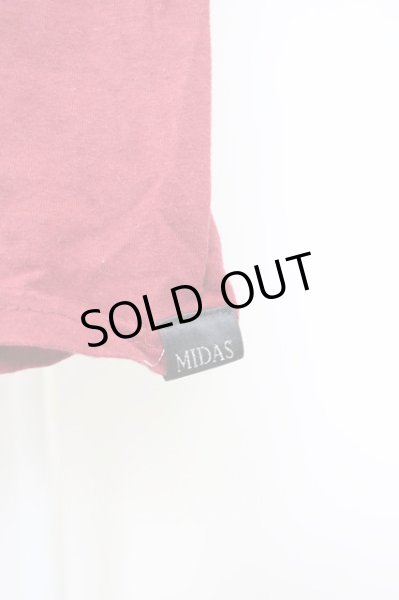 画像6: MIDAS / Sadieコラボ フレームクロスプリントTシャツ 2 レッド T-24-09-11-012-MI-sh-YM-ZT (6)