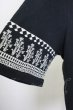 画像4: NO ID. / Tシャツ.エスニック柄 1 ブラック T-24-09-13-017-NO-ts-IG-ZT165 (4)