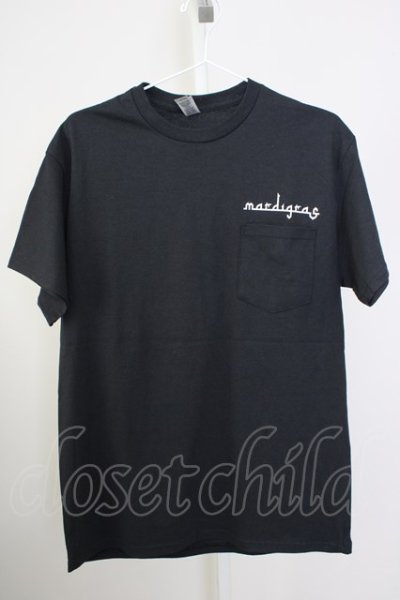 画像1: 【WINTERセール】MARDI GRAS / Rose　Tシャツ M ブラック T-24-09-13-018-MA-ts-YM-ZT165