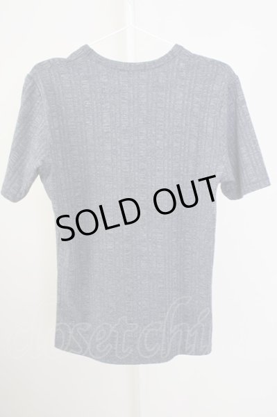 画像2: BUFFALO BOBS / リブVネックTシャツ 2 グレー T-24-09-13-020-BU-ts-YM-ZT165 (2)