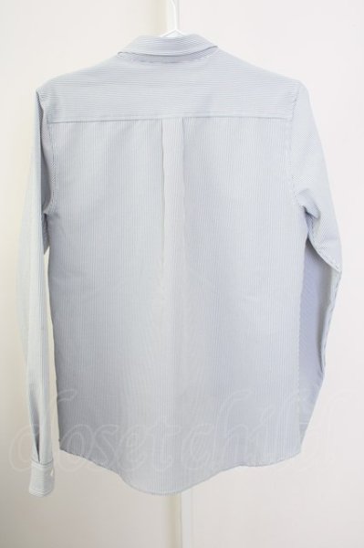 画像2: GOSTAR DE FUGA / ストレッチシアサッカーワイドカラーシャツ 44 グレー T-24-09-13-021-GO-sh-YM-ZT165 (2)