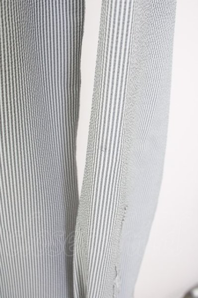 画像5: GOSTAR DE FUGA / ストレッチシアサッカーワイドカラーシャツ 44 グレー T-24-09-13-021-GO-sh-YM-ZT165 (5)