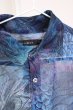 画像3: CIVARIZE / 透けシフォンピーコックロングシャツ 46 ブルー T-24-09-13-022-CI-sh-YM-ZT165 (3)