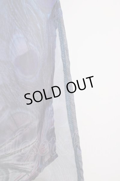 画像5: CIVARIZE / 透けシフォンピーコックロングシャツ 46 ブルー T-24-09-13-022-CI-sh-YM-ZT165 (5)