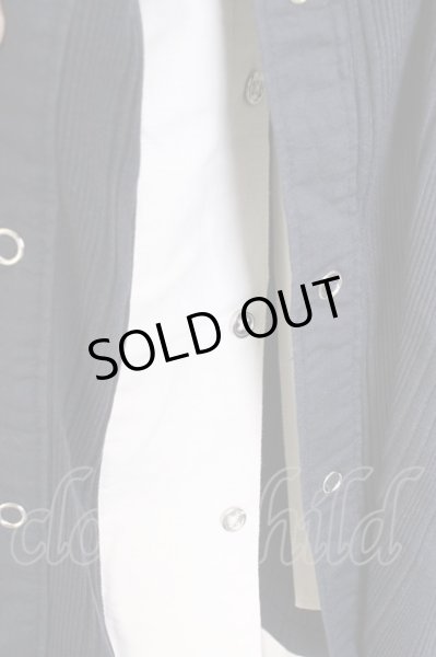 画像7: BUFFALO BOBS / Fairyフェイクレイヤード半袖シャツ 2 ブラック T-24-09-13-024-BU-sh-YM-ZT165 (7)