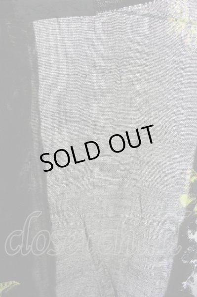 画像6: KMRii / BotanicMagnoliaPoncho/RFL【別注】 W/F ブラック T-24-09-13-028-KM-to-YM-ZT165 (6)