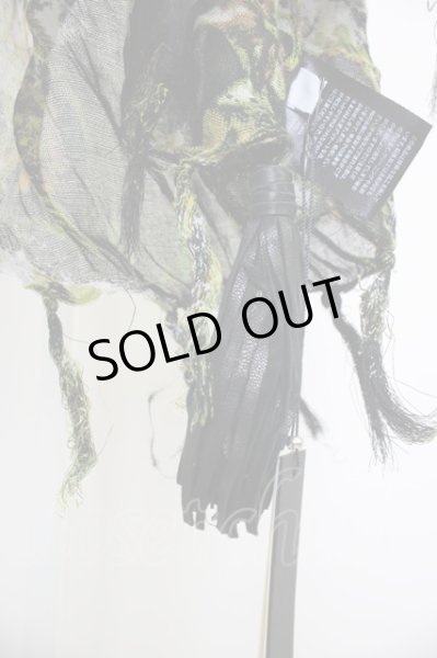 画像7: KMRii / BotanicMagnoliaPoncho/RFL【別注】 W/F ブラック T-24-09-13-028-KM-to-YM-ZT165 (7)