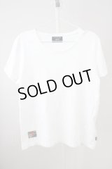 【WINTERセール】glamb / パッチワークポイントパッチTシャツ 1 ホワイト T-24-09-13-004-gl-ts-YM-ZT190