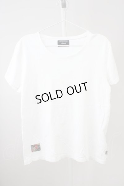 画像1: glamb / パッチワークポイントパッチTシャツ 1 ホワイト T-24-09-13-004-gl-ts-YM-ZT190