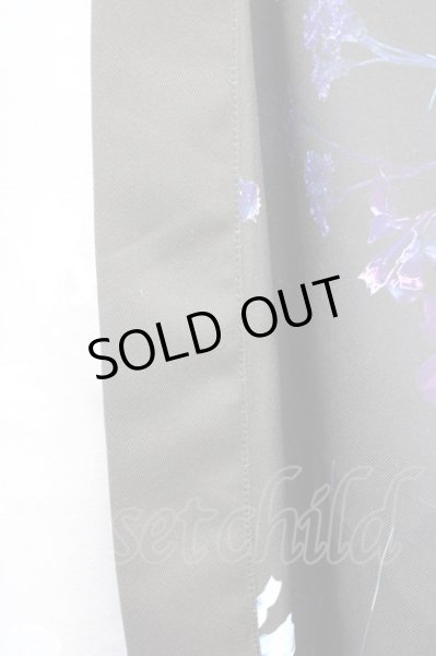 画像4: CIVARIZE / Civilizationフラワー総柄着物カーディガン F ブラックｘブルー T-24-09-13-029-CI-to-YM-ZT165 (4)